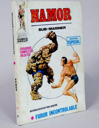 CÓMIC CAPITAN NAMOR 3 FUROR INCONTROLABLE KRAKENVOL.1 VERTICE MARVE...
