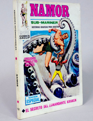 CÓMIC CAPITAN NAMOR 12 SECRETO DEL COMANDANTE KRAKEN VOL.1 VERTICE ...