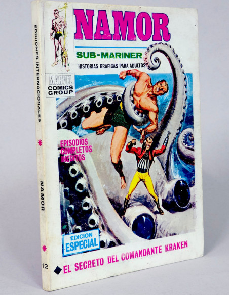 CÓMIC CAPITAN NAMOR 12 SECRETO DEL COMANDANTE KRAKEN VOL.1 VERTICE ...