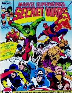Colección completa Secret Wars I y II Marvel grapa vintage