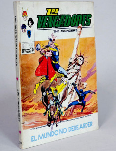 CÓMIC LOS VENGADORES 39 EL MUNDO NO DEBE ARDER VOL.1 VERTICE MARVEL...