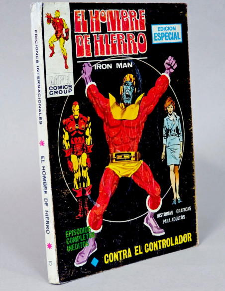 CÓMIC EL HOMBRE DE HIERRO 5 CONTRA EL CONTROLADOR VOL.1 VERTICE MAR...