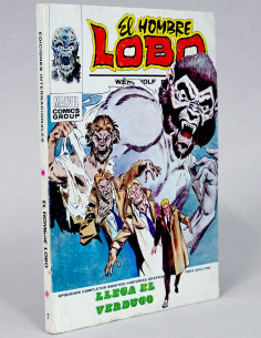 CÓMIC EL HOMBRE LOBO 7 VOL.1 VERTICE MARVEL TACO VOLUMEN 1 BUEN EST...