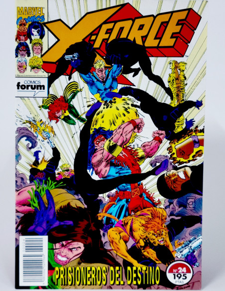 Cómic X-Force Vol.1 Marvel Grapa raro colección kiosco