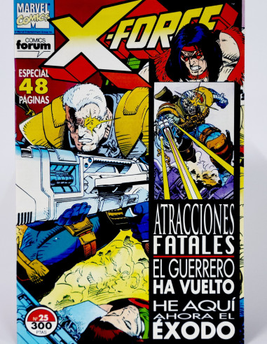 Cómic X-Force 25 Marvel Grapa Volumen Kiosco