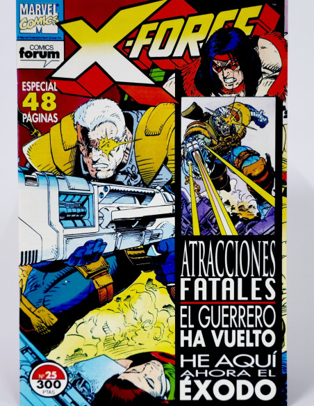 Cómic X-Force 25 Marvel Grapa Volumen Kiosco