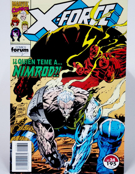 Cómic X-Force 34 Marvel grapa volumen kiosco coleccionistas