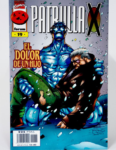 Cómic La Patrulla-X 19 El Dolor de un Hijo Marvel
