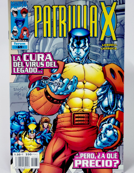 Cómic La Patrulla-X 69 Vol.2 Marvel grapa kiosco vintage