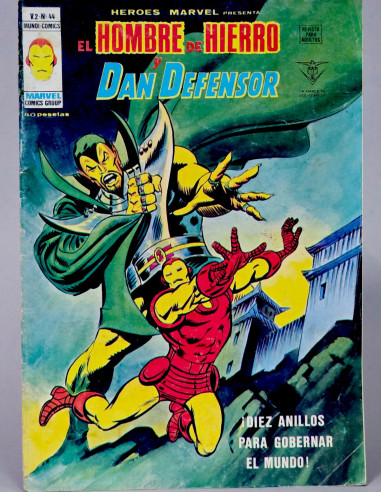 CÓMIC HÉROES MARVEL 44 HOMBRE DE HIERRO VOL.2 VERTICE VOLUMEN 2 NOR...