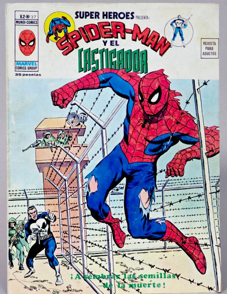 CÓMIC SUPER HEROES 37 SPIDERMAN VOL.2 VERTICE MARVEL VOLUMEN 2 BUEN...