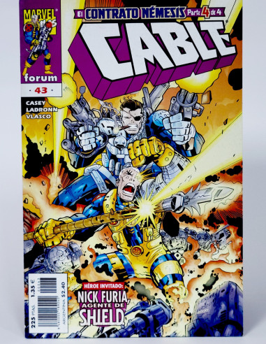 Cómic Cable 43 Vol.2 Marvel grapa colección vintage