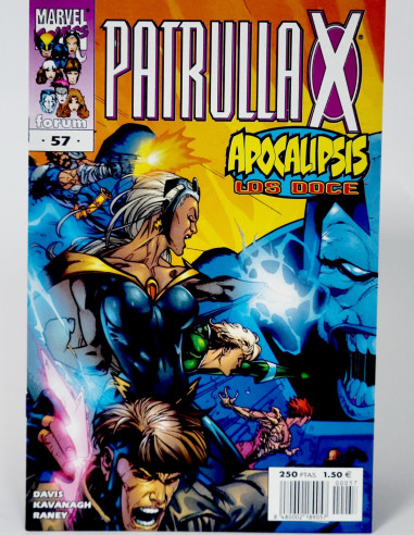 Cómic Patrulla-X 57 Apocalipsis Los Doce Marvel grapa