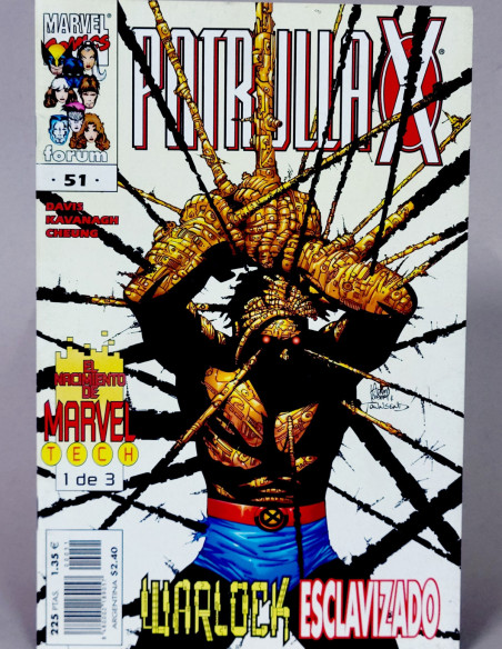 Cómic Patrulla-X Vol.2 Marvel grapa edición kiosco