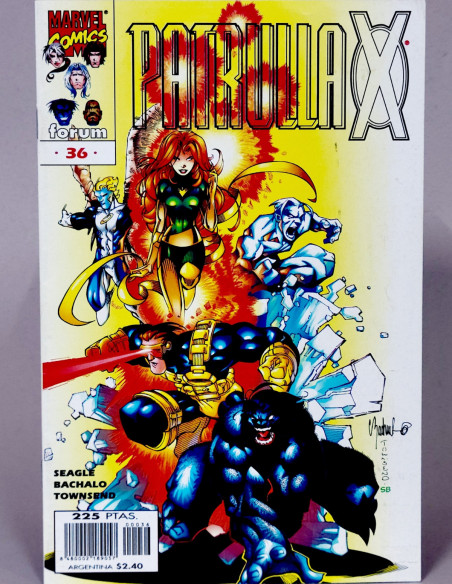 Cómic Patrulla-X Vol.2 Marvel grapa kiosco coleccionista
