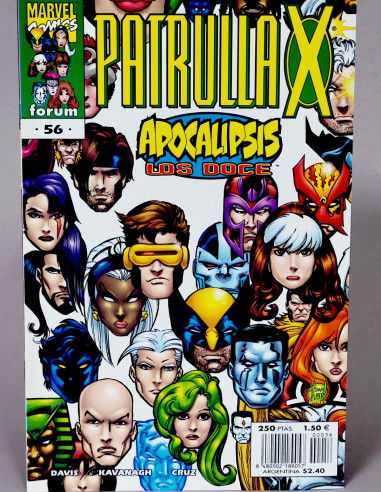 Cómic Patrulla-X Vol.2 Marvel grapa edición kiosco