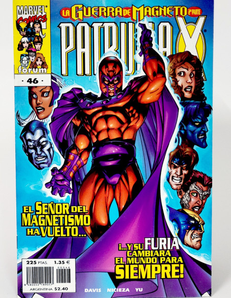 Patrulla-X 46 La guerra de Magneto Vol.2 Marvel grapa
