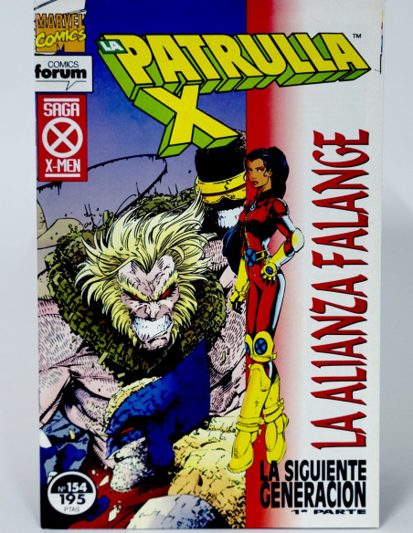 Cómic Patrulla-X 154 Vol.2 Marvel grapa kiosco coleccionista