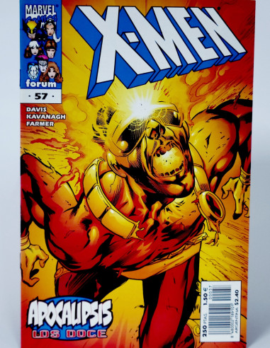 Cómic X-Men 57 Apocalipsis Las Doce Marvel grapa kiosco