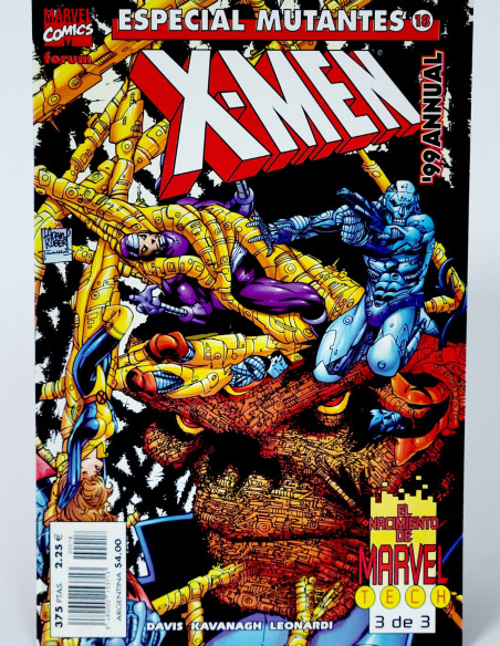 Cómic X-Men Especial Mutantes 99 Anual Marvel Grapa Kiosco