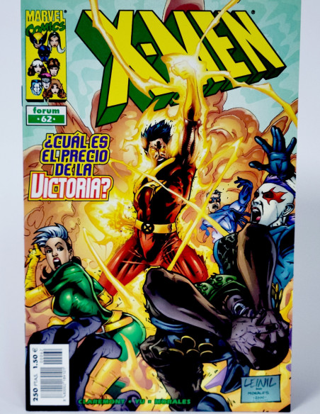 X-Men Vol.2 62 Marvel grapa edición kiosco coleccionista