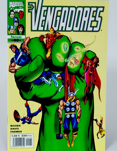 Cómic Los Vengadores Vol.3 Marvel Grapa de Colección Kiosco