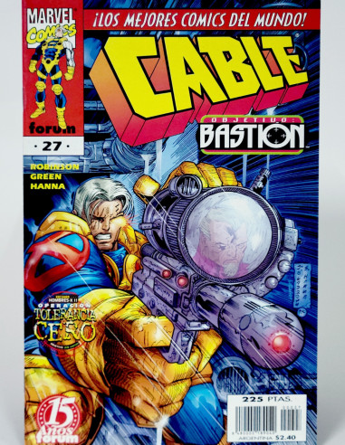 Cómic Cable 27 Objetivo Bastión Vol.2 Marvel grapa kiosco
