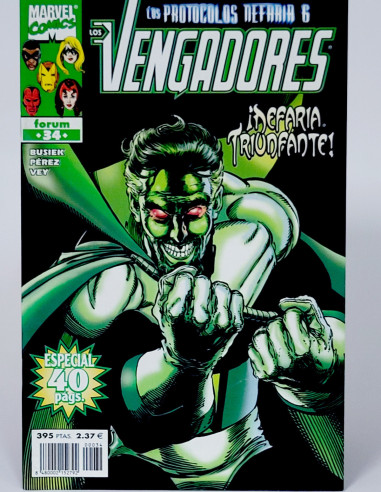 Cómic Los Vengadores Vol.3 Marvel grapa edición kiosco