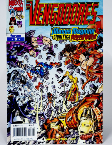 Cómic Los Vengadores Vol.3 Marvel grapa de kiosco