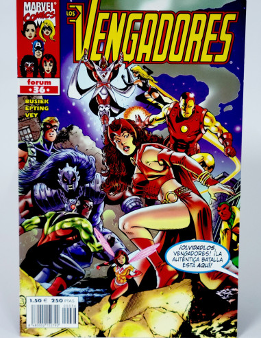 Cómic Los Vengadores Vol.3 Marvel grapa coleccionistas kiosco