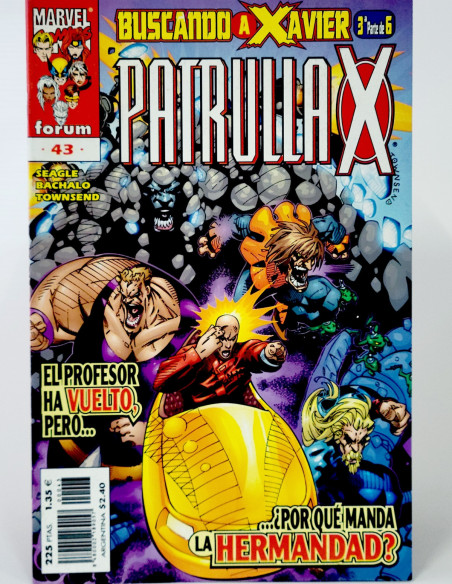 Cómic Patrulla-X Vol.2 Marvel grapa coleccionistas Marvel