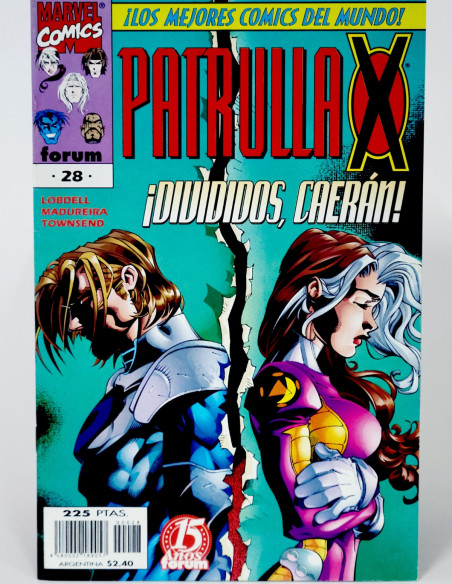Cómic Patrulla-X Vol.2 Marvel grapa colección vintage