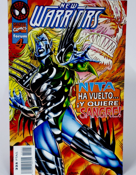 Cómic The New Warriors Vol.3 Marvel grapa kiosco colección