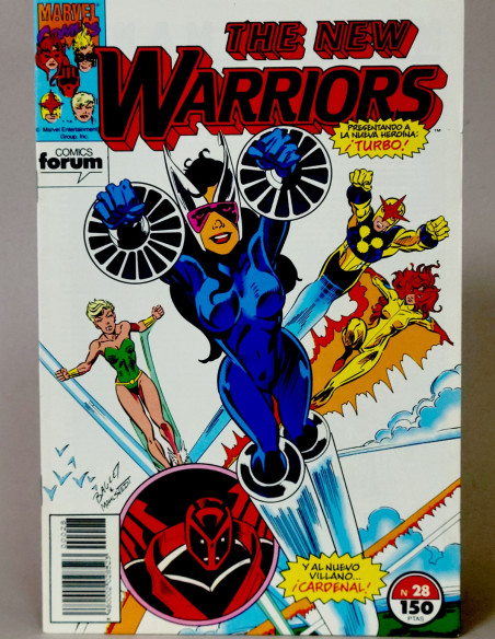 Cómic The New Warriors 28 Marvel grapa edición kiosco