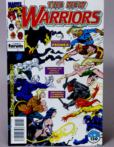Cómic The New Warriors Vol.1 Marvel grapa kiosco colección