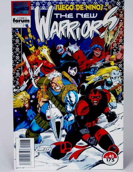 Cómic Marvel The New Warriors Vol.1 grapa kiosco vintage
