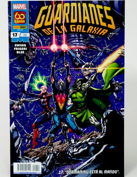 Cómic Guardianes de la Galaxia 17 Panini Marvel grapa kiosco