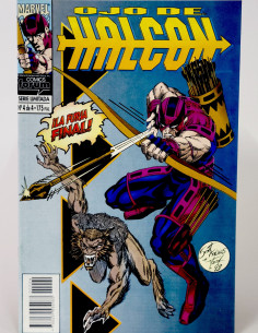 Cómic Ojo de Halcón Marvel grapa kiosco coleccionista