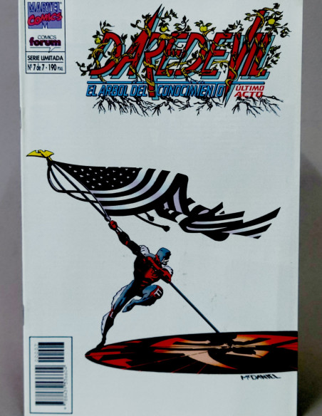 Cómic Daredevil 7 Marvel Grapa El Árbol del Conocimiento