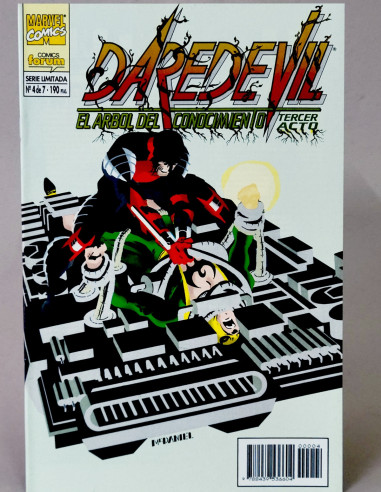 Cómic Daredevil 4 Marvel El Árbol del Conocimiento grapa