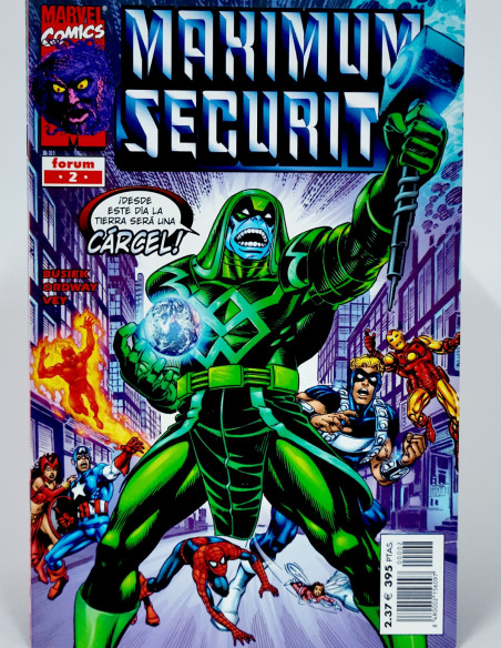 Cómic Maximum Security Marvel grapa original de kiosco