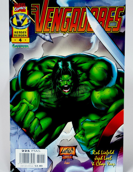 Cómic Marvel Los Vengadores Heroes Reborn grapa kiosco