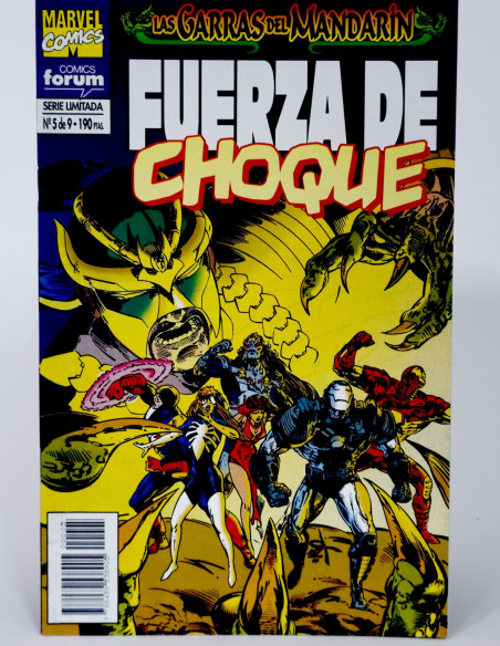 CÓMIC FUERZA DE CHOQUE 5 LAS GARRAS DEL MANDARIN VOL.1 FORUM MARVEL...