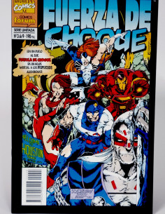 Cómic Fuerza de Choque Vol.1 Marvel grapa coleccionista