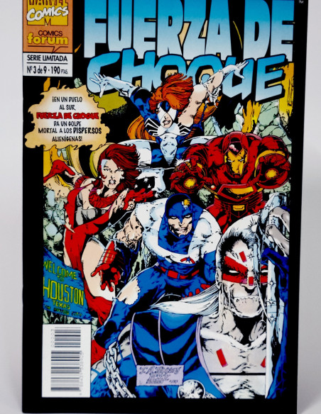 **Cómic Fuerza de Choque Vol.1 Marvel grapa Madrid coleccionista**