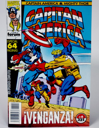**Cómic antiguo Capitán América Thor Marvel grapa colección**