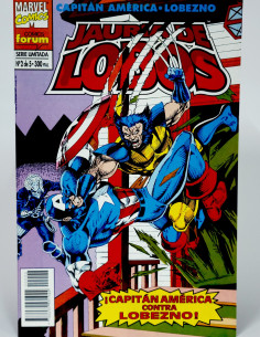 Cómic Capitán América Lobezno Marvel grapa vintage coleccion Madrid