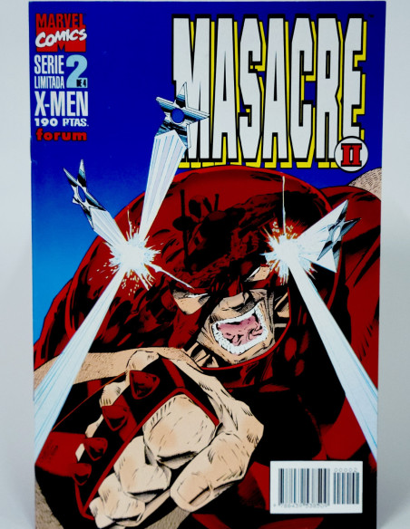 Cómic Masacre II Marvel grapa Madrid tebeos antiguos coleccionista