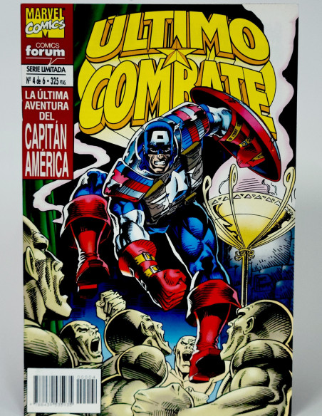 **Cómic Capitán América combate Marvel grapa vintage Barcelona**