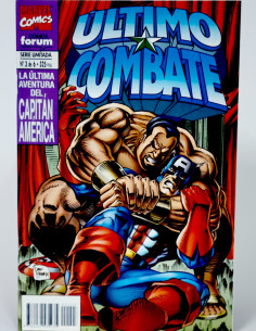 CÓMIC CAPITAN AMÉRICA ÚLTIMO COMBATE 3 FORUM MARVEL GRAPA DE KIOSCO